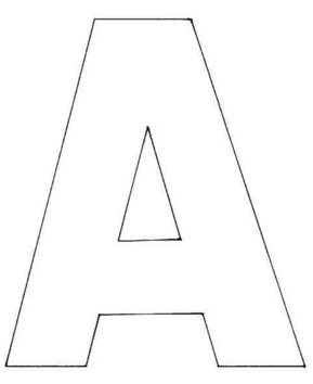 Uppercase A - 10doigts.fr