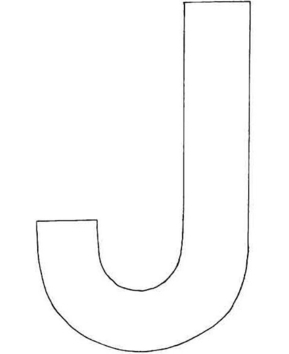 Uppercase J - 10doigts.fr