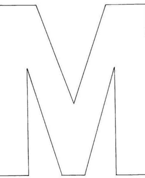 Uppercase M - 10doigts.fr