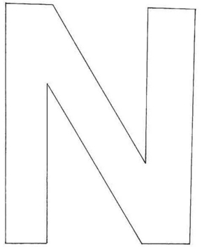 Uppercase N - 10doigts.fr