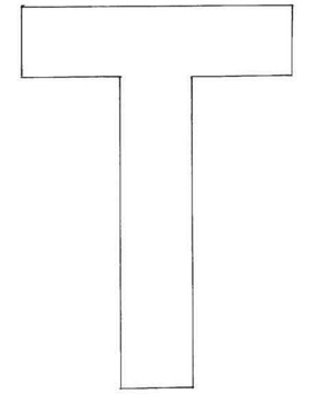 Uppercase T - 10doigts.fr