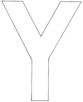 Uppercase Y - 10doigts.fr