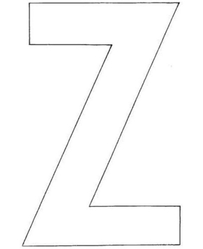 Uppercase Z - 10doigts.fr