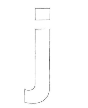 lowercase j - 10doigts.fr