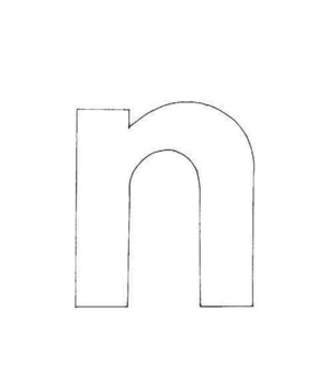 lowercase n - 10doigts.fr