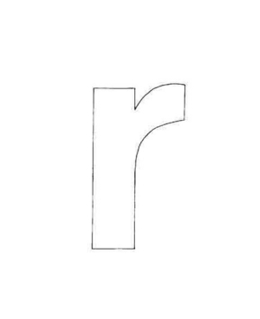 r minúscula - 10doigts.fr