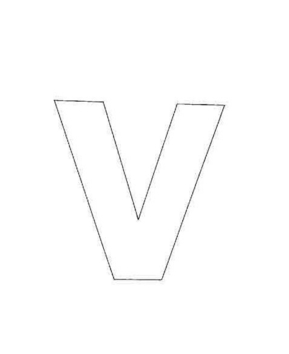 lowercase v - 10doigts.fr