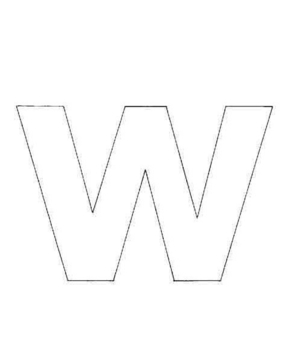 lowercase w - 10doigts.fr