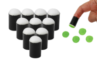 10 gomets a dedos - Tampones de espuma, esponjas - 10doigts.fr