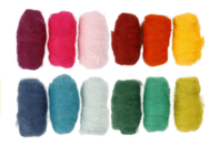 Carded Wool Balls - 12 Colors to Choose From - 1 - Felting, carded wool - 10doigts.com - Felting, carded wool - 10doigts.fr