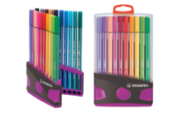 STABILO Pen 68 Markers - 20 Assorted Colors - 1 - Medium-Tip Markers - 10doigts.com - Medium-Tip Markers - 10doigts.fr