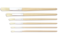 Juego de 6 pinceles redondos, tamaños surtidos - Pinceles brochas - 10doigts.fr