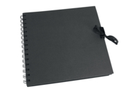 Álbum de Scrapbooking 20 x 20 cm con espirales, hojas negras 30 páginas - Álbumes y cuadernos - 10doigts.fr