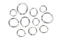 Silver Broken Round Rings - Various Sizes - 1 - Rings, Pins - 10doigts.com - Rings, Pins - 10doigts.fr