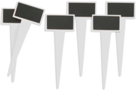 Wooden Plant Labels - 6 Pieces - 0 - Wooden Chalkboards - 10doigts.com - Wooden Chalkboards - 10doigts.fr