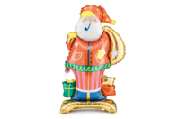 XXL Aluminum Father Christmas Balloon - 1 - Balloons, garlands, streamers - 10doigts.com - Balloons, garlands, streamers - 10doigts.fr