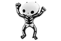 XXL Aluminum Skeleton Balloon - 1 - Halloween Balloons - 10doigts.com - Halloween Balloons - 10doigts.fr