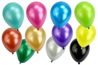 globos de látex metalizados nacarados - Globos, guirnaldas, serpentinas - 10doigts.fr