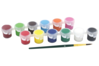 Acrylic Paint Set + 1 Brush - 1 - Matte Acrylic Paint - 10doigts.com - Matte Acrylic Paint - 10doigts.fr