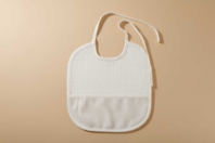 Bib con bolsillo para bordar - Algodón, lino - Textiles - 10doigts.fr