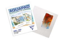 Bloc de acuarela Aquapad - 9 × 10,5 cm - Papel para acuarela y gouache - 10doigts.fr