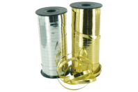 Shiny Metallic Ribbon Roll - Gold or Silver - 1 - Ribbons and Bows - 10doigts.com - Ribbons and Bows - 10doigts.fr
