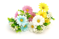 Small Artificial Flower Bouquets - 4 pieces - 1 - Flowers, Plants - 10doigts.com - Flowers, Plants - 10doigts.fr