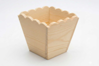 Wooden Plant Pot, 11 cm - 1 - Mosaic Supports - 10doigts.com - Mosaic Supports - 10doigts.fr