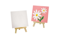 Mini Easels + Canvas Boards - 12 Pieces - 1 - Stretched Frames and Canvas Boards - 10doigts.com - Stretched Frames and Canvas Boards - 10doigts.fr