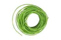 Green Waxed Cotton Cord (5 meters - Ø 1 mm) - Leather Cord - 10doigts.fr