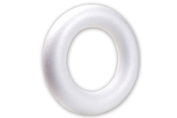 22 cm Polystyrene Wreath - 1 - Decorative Shapes - Polystyrene - 10doigts.com - Decorative Shapes - Polystyrene - 10doigts.fr
