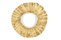 Natural Raffia Wreath - Ø 20 cm - 1 - Raffia and Straw - 10doigts.com - Raffia and Straw - 10doigts.fr
