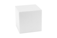8 cm Polystyrene Cube - 1 - Decorative Shapes - Polystyrene - 10doigts.com - Decorative Shapes - Polystyrene - 10doigts.fr