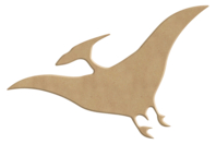 Wooden Pterodactyl to Decorate - 1 - Wooden Animals - 10doigts.com - Wooden Animals - 10doigts.fr