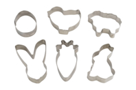 Cortadores de metal Pascua - Cortadores creativos para niños - 10doigts.fr