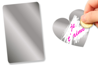 Scratch-off Sticker - 20 x 15 cm - 1 - Metallic, Glitter Paper - 10doigts.com - Metallic, Glitter Paper - 10doigts.fr