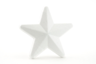 13.5 cm Styrofoam Star - 1 - Decorative Shapes - Polystyrene - 10doigts.com - Decorative Shapes - Polystyrene - 10doigts.fr