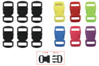 Plastic Clip Closures - 1 - Clips and Carabiners - 10doigts.com - Clips and Carabiners - 10doigts.fr