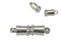 Silver Magnetic Clasps - 8 Pieces - 3 - Jewelry Clasps - 10doigts.com - Jewelry Clasps - 10doigts.fr