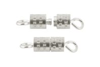 Silver Screw Closures - 10 Pieces - 1 - Jewelry Clasps - 10doigts.com - Jewelry Clasps - 10doigts.fr