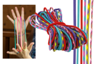 hilos de cuerda  - Juegos de recreo: ideas de actividades para el patio de la escuela - 10doigts.fr