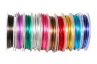 hilo de aluminio coloreado - Hilo de aluminio - Accesorios Manualidades - 10doigts.fr
