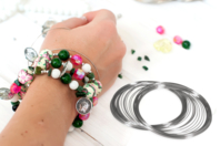 Memory Wire - Bracelet Ø 6 cm - 1 - Bracelets - 10doigts.com - Bracelets - 10doigts.fr