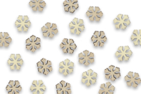 Wooden Snowflakes - 50 Pieces - 1 - Raw Wood Decor - 10doigts.com - Raw Wood Decor - 10doigts.fr