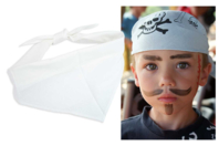 White Cotton Scarf - 1 - Cotton, Linen - Textiles - 10doigts.com - Cotton, Linen - Textiles - 10doigts.fr