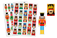 Nutcracker Stickers - 42 Stickers - 1 - Christmas Stickers - 10doigts.com - Christmas Stickers and Labels - 10doigts.fr