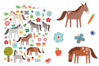 Horse Stickers - 96 pcs - 1 - Animal Stickers - 10doigts.com - Animal Stickers - 10doigts.fr