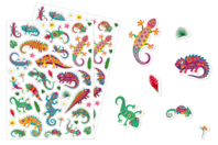 Gomets reptiles - 1 set (2 planchas) - Gomets animales - 10doigts.fr