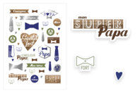 Super Dad Stickers - 30 pcs - 1 - Stickers Father's Day - 10doigts.com - Stickers Father's Day - 10doigts.fr
