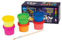 Phosphorescent Gouache 25 ml - 6 Colors - 1 - Fluorescent and Phosphorescent Paint - 10doigts.com - Fluorescent and Phosphorescent Paint - 10doigts.fr